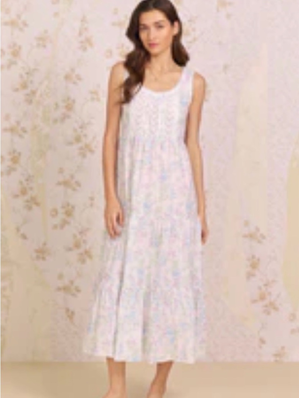 EILEEN WEST LUPINE GARDEN THE "ALEXANDRA" COTTON NIGHTGOWN